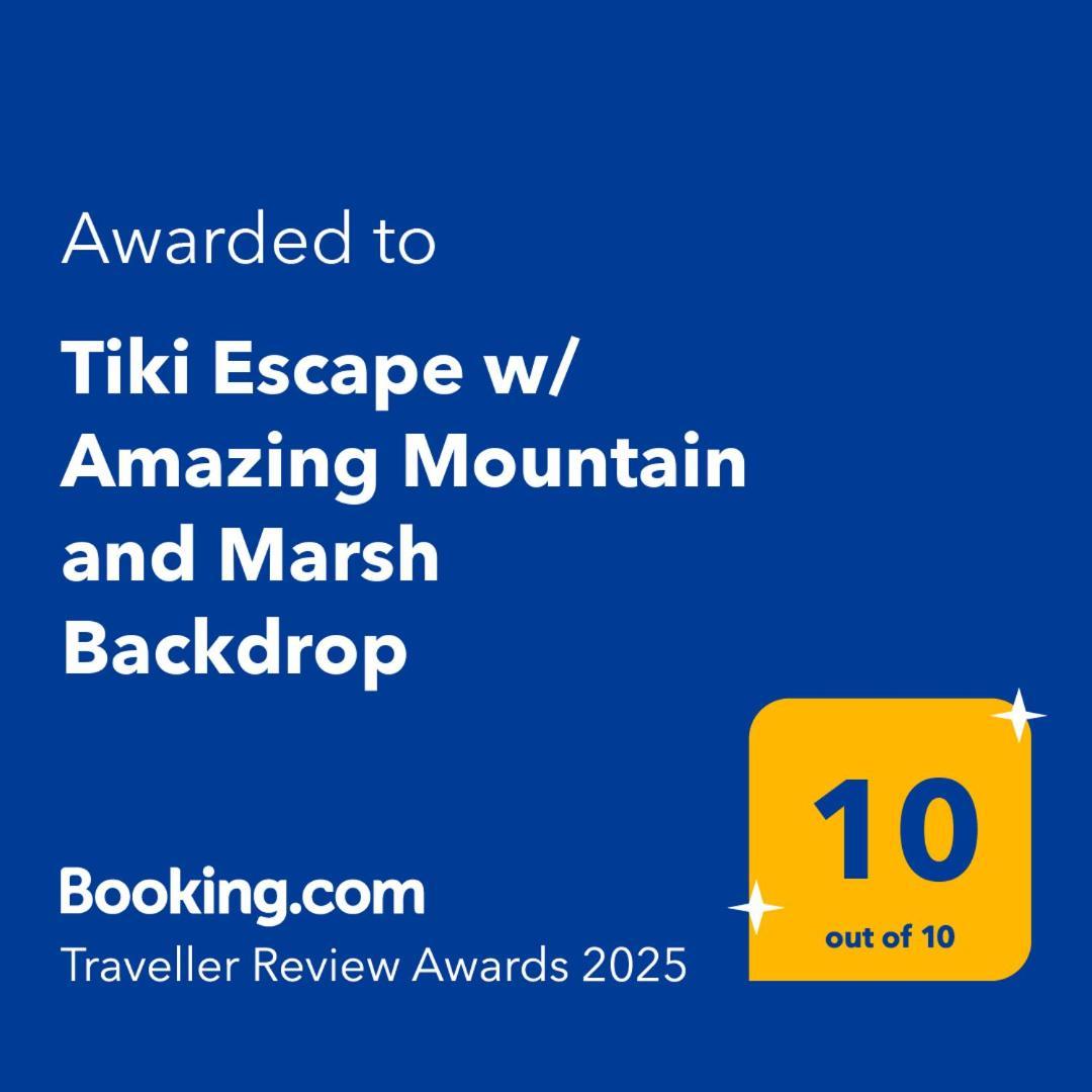 洛克威海滩Tiki Escape W/ Amazing Mountain And Marsh Backdrop别墅 外观 照片